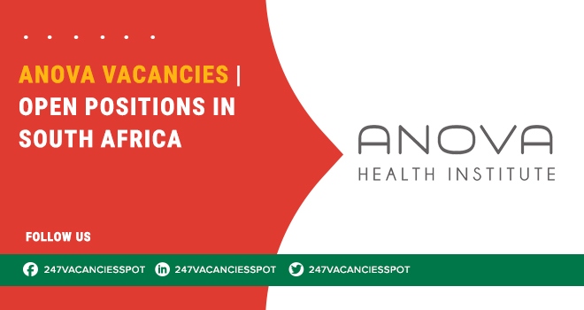 Anova Vacancies: South African Roles in Health and Community Work