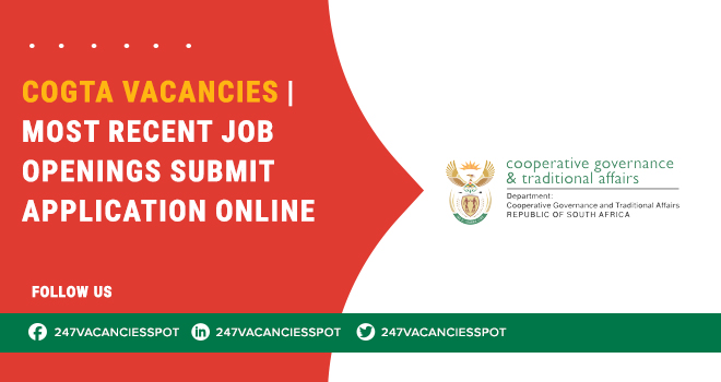 Government Applications Are Listed in COGTA Vacancies – Apply Online for Vacancies Today