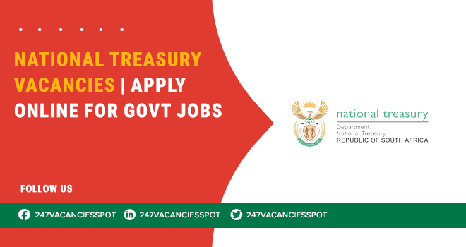 National Treasury Careers in Pretoria & Nationwide – Register Online