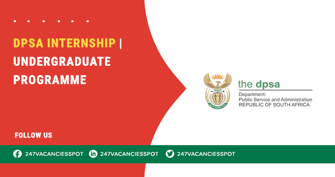 DPSA Internships: National and Provincial Roles for Graduates 